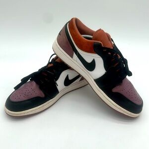 Nike Air Jordan 1 Low SE White Black Sky J Mauve Orange FB9907-102 Men Size 10.5